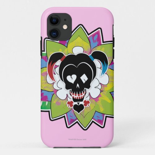 Suicide Squad  Harley Quinn Skull Tattoo Art iPhone 11 Case