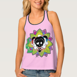 Suicide Squad Harley Quinn Skull Tattoo Art Tank Top