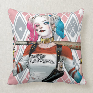 Suicide Squad   Harley Quinn Throw Pillow