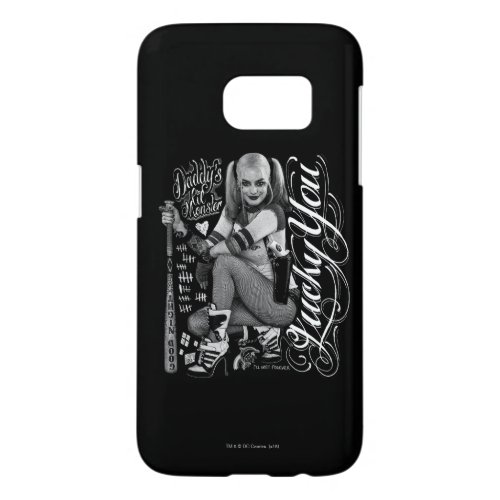 Suicide Squad  Harley Quinn Typography Photo Samsung Galaxy S7 Case