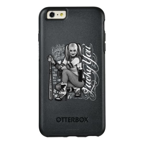 Suicide Squad  Harley Quinn Typography Photo OtterBox iPhone 66s Plus Case