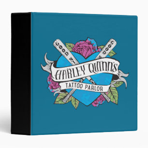 Suicide Squad Harley Quinn's Tattoo Parlor Heart Binder