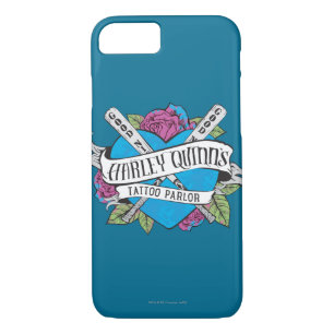 Suicide Squad   Harley Quinn's Tattoo Parlor Heart iPhone 8/7 Case