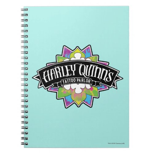 Suicide Squad  Harley Quinns Tattoo Parlor Lotus Notebook