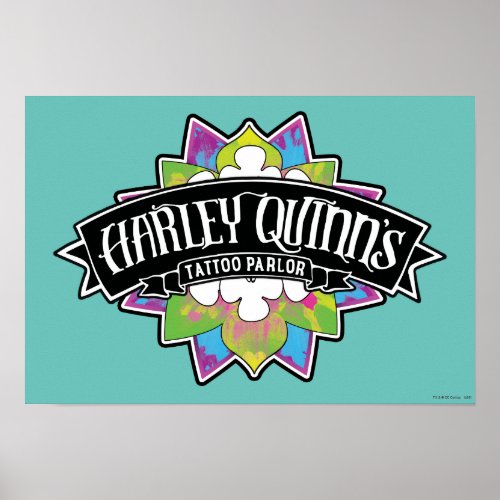 Suicide Squad  Harley Quinns Tattoo Parlor Lotus Poster