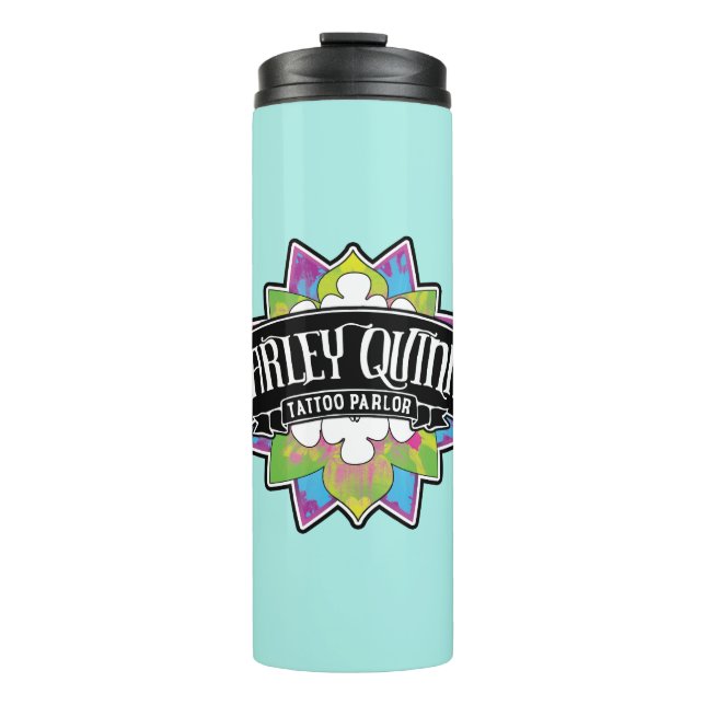 Suicide Squad | Harley Quinn's Tattoo Parlor Lotus Thermal Tumbler (Front)