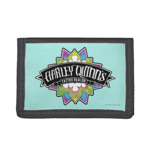 Suicide Squad Harley Quinn's Tattoo Parlor Lotus Trifold Wallet