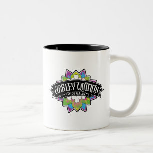 Suicide Squad Harley Quinn's Tattoo Parlor Lotus Two-Tone Coffee Mug
