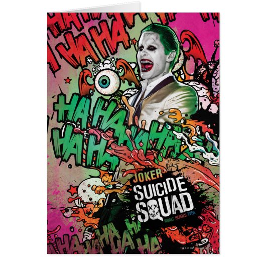 Suicide Squad | Joker Character Graffiti Cards (Front)