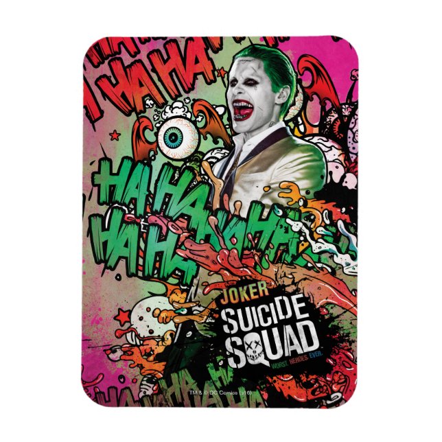 Suicide Squad | Joker Character Graffiti Magnet (Vertical)