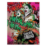 Suicide Squad | Joker Character Graffiti Postcard
