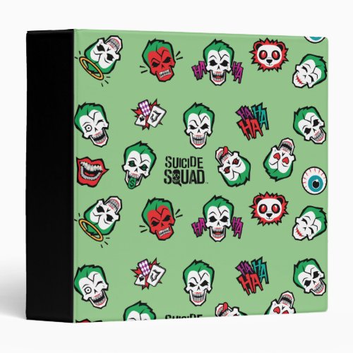 Suicide Squad  Joker Emoji Pattern Binder