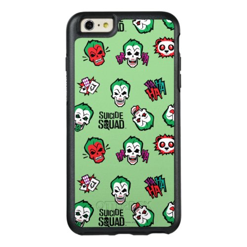 Suicide Squad  Joker Emoji Pattern OtterBox iPhone 66s Plus Case