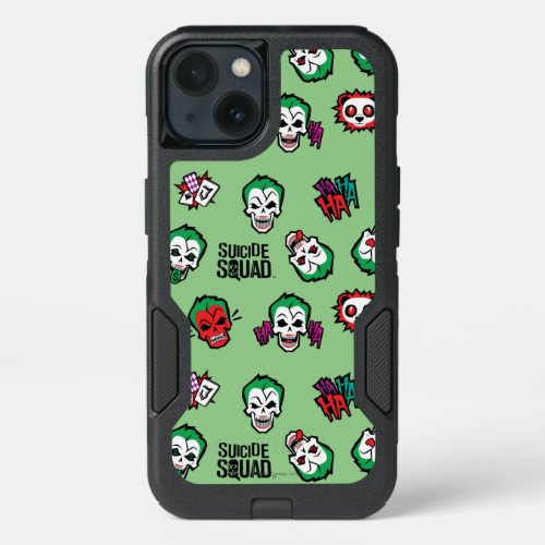 Suicide Squad  Joker Emoji Pattern iPhone 13 Case