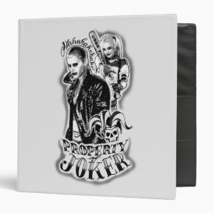 Suicide Squad Joker & Harley Airbrush Tattoo Binder