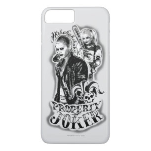 Suicide Squad   Joker & Harley Airbrush Tattoo iPhone 8 Plus/7 Plus Case