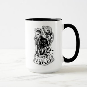 Suicide Squad Joker & Harley Airbrush Tattoo Mug