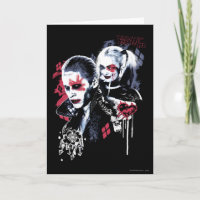Suicide Squad | Joker & Harley Painted Graffiti Card