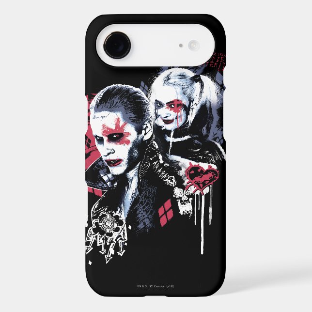 Suicide Squad | Joker & Harley Painted Graffiti Case-Mate iPhone Case (Back)