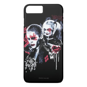 Suicide Squad   Joker & Harley Painted Graffiti iPhone 8 Plus/7 Plus Case