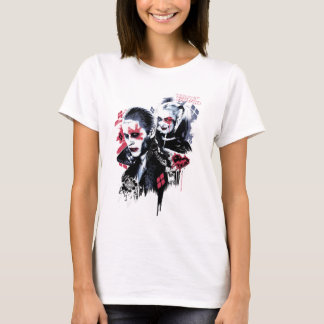Suicide Squad | Joker & Harley Painted Graffiti T-Shirt