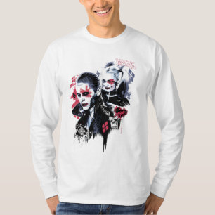 Suicide Squad Joker & Harley Painted Graffiti T-Shirt
