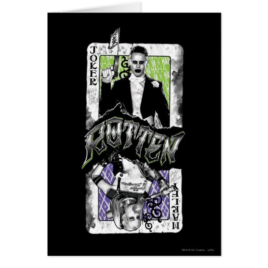 Suicide Squad | Joker & Harley Rotten Cards (Front)