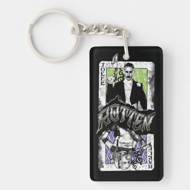 Suicide Squad | Joker & Harley Rotten Keychain (Front)