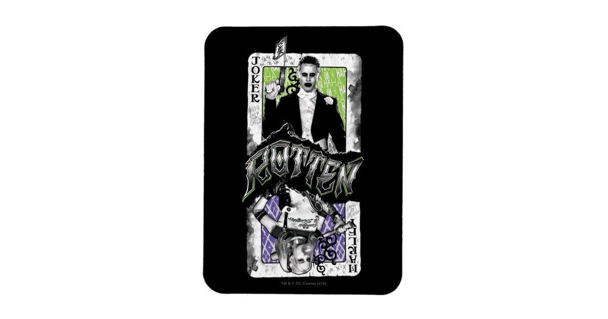 Suicide Squad | Joker & Harley Rotten Magnet | Zazzle