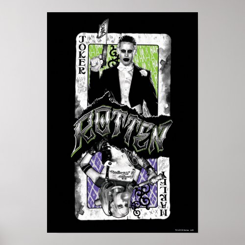 Suicide Squad  Joker  Harley Rotten Poster