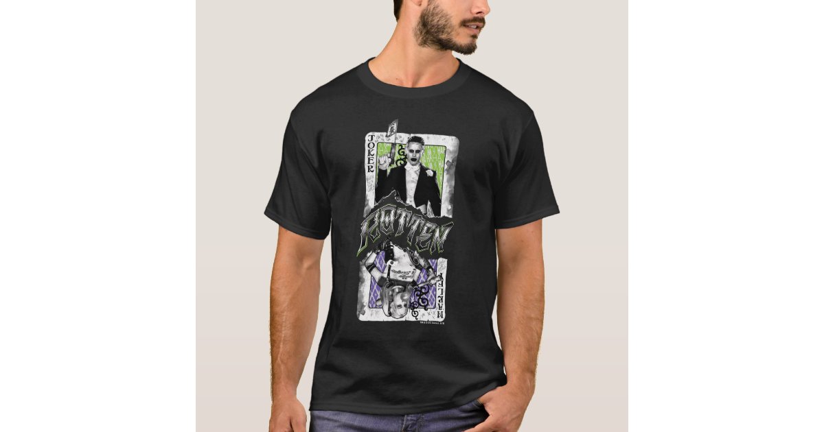 suicide squad joker red shirt