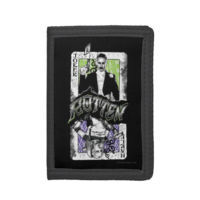 Suicide Squad | Joker & Harley Rotten Tri-fold Wallet (Front Vertical)