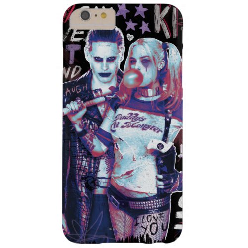 Suicide Squad  Joker  Harley Typography Photo Barely There iPhone 6 Plus Case