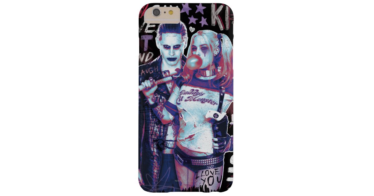 Suicide Squad, Joker & Harley Typography Photo Case-Mate iPhone Case