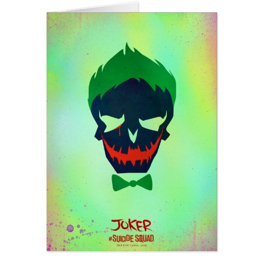 Suicide Squad | Joker Head Icon Cards (Front)