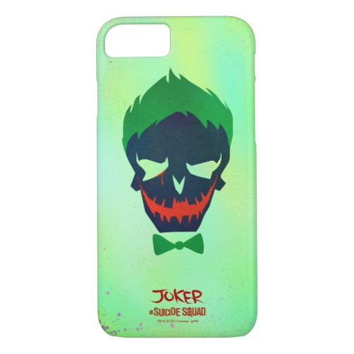 Suicide Squad  Joker Head Icon iPhone 87 Case