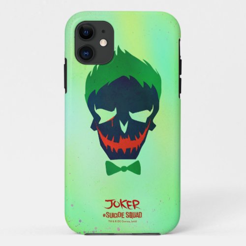 Suicide Squad  Joker Head Icon iPhone 11 Case