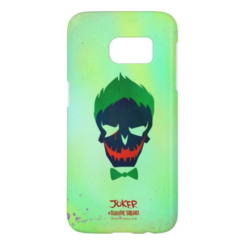 Suicide Squad  Joker Head Icon Samsung Galaxy S7 Case