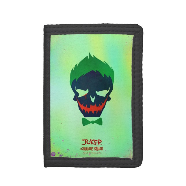 Suicide Squad | Joker Head Icon Wallet (Front Vertical)