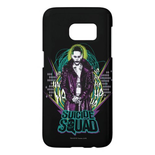 Suicide Squad  Joker Retro Rock Graphic Samsung Galaxy S7 Case