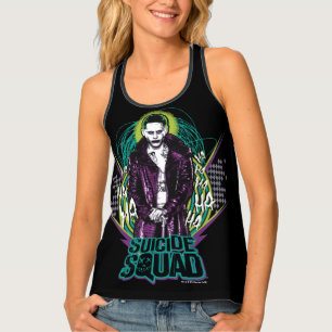 Suicide Squad Joker Retro Rock Graphic Tank Top