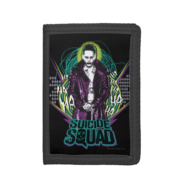 Suicide Squad | Joker Retro Rock Graphic Wallet (Front Vertical)