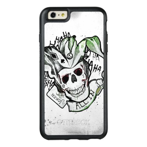 Suicide Squad  Joker Skull All In Tattoo Art OtterBox iPhone 66s Plus Case