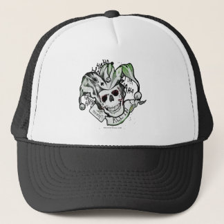 Suicide Squad | Joker Skull "All In" Tattoo Art Trucker Hat