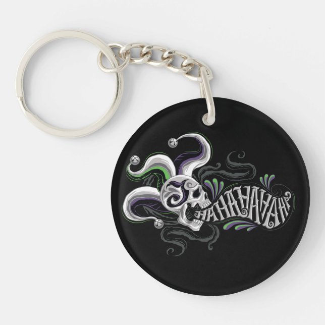 Suicide Squad | Joker Skull - Haha Keychain (Front)