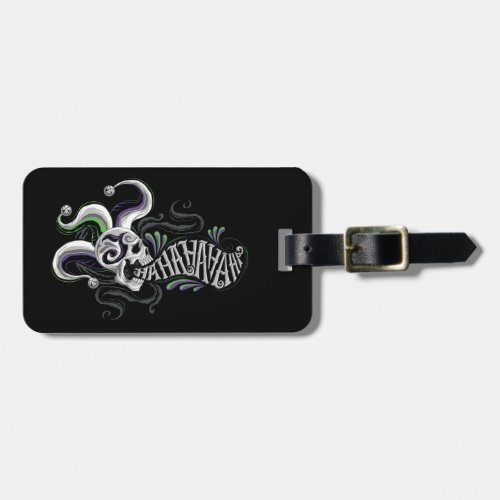 Suicide Squad  Joker Skull _ Haha Luggage Tag