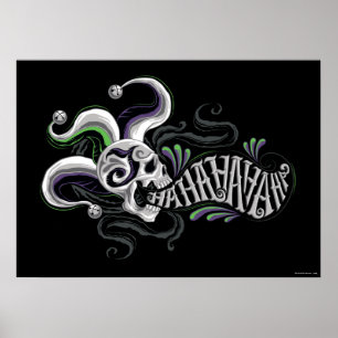 Suicide Squad Joker Skull - Haha Poster