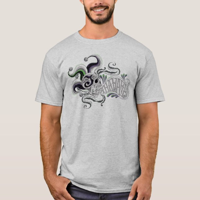 Suicide Squad | Joker Skull - Haha T-Shirt (Front)