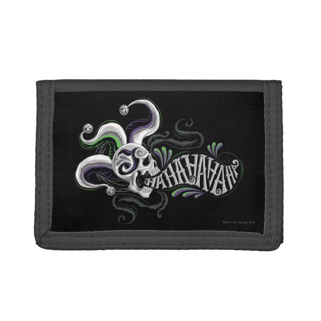 Suicide Squad | Joker Skull - Haha Tri-fold Wallet (Front)