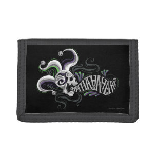 Suicide Squad Joker Skull - Haha Trifold Wallet